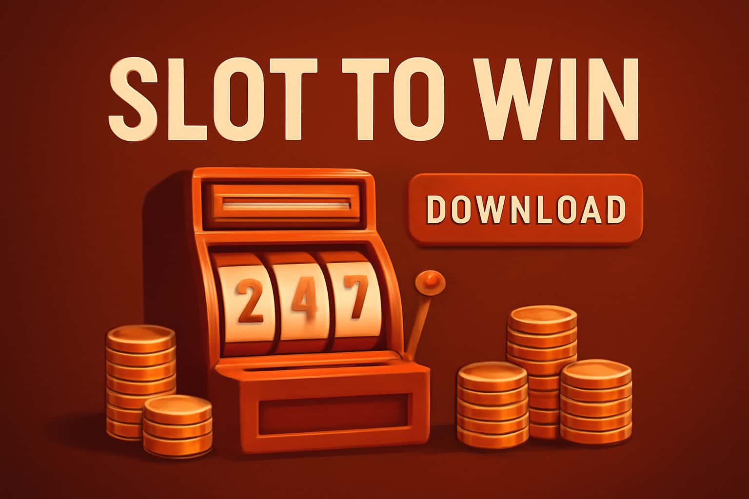 A neutral scene illustrating the process of downloading Slot To Win, highlighting the app's features.