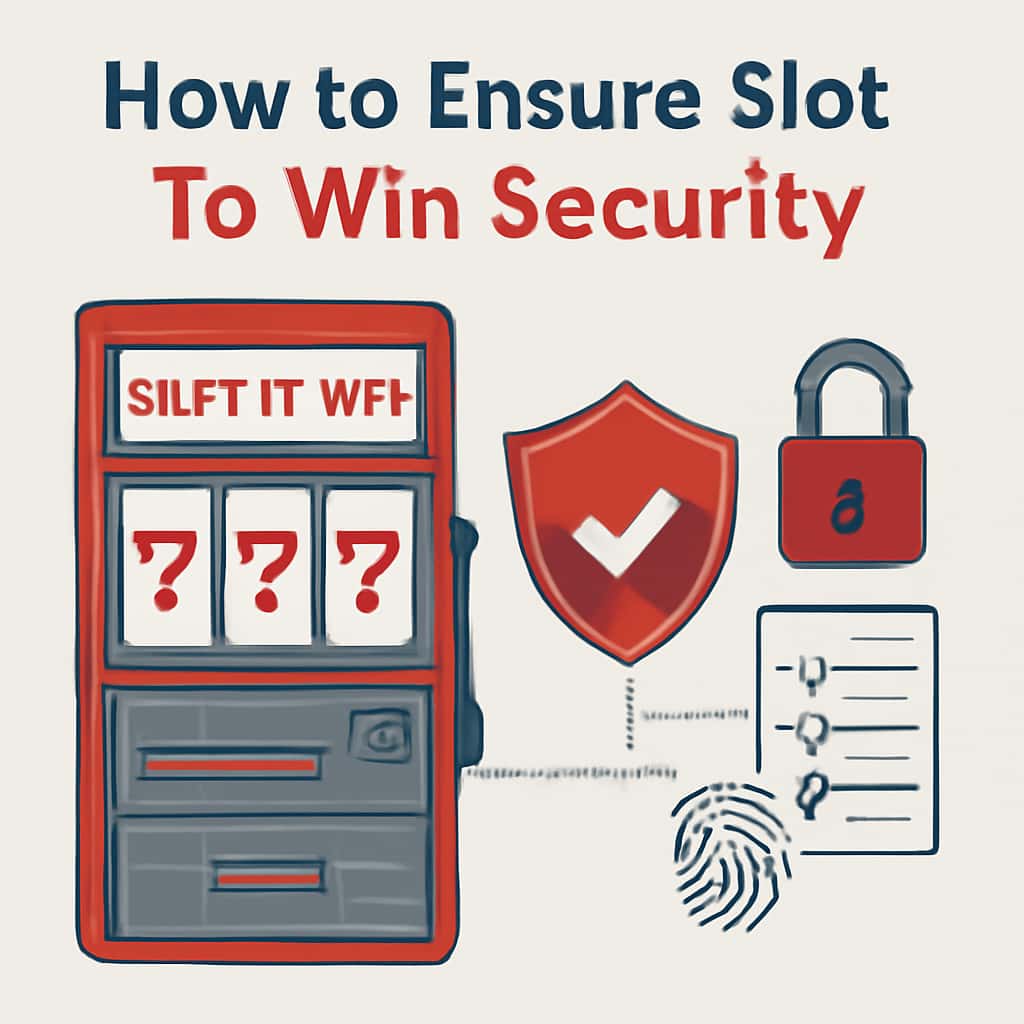 Diagram detailing Slot To Win security measures.
