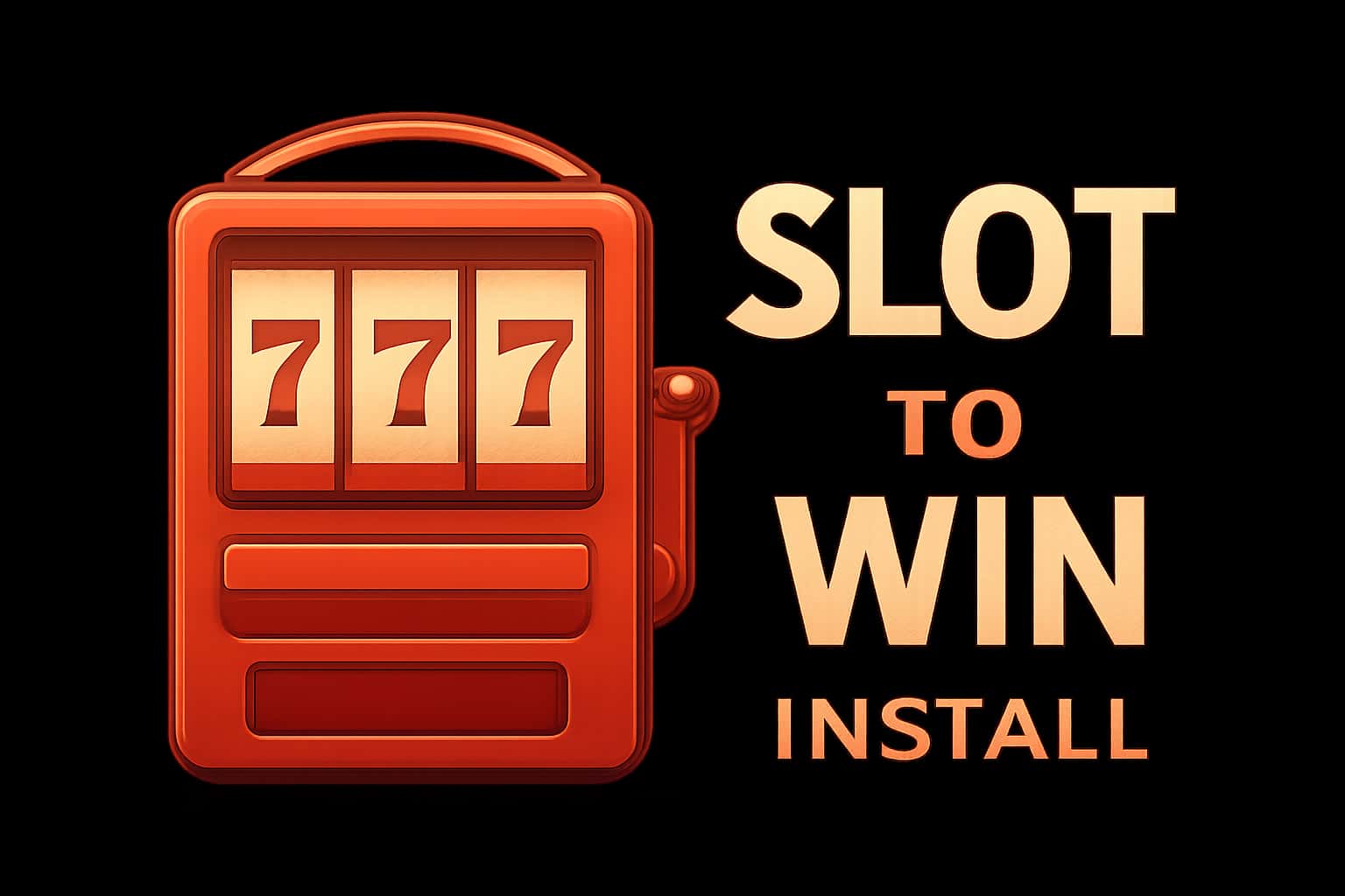 Informational scene about installing Slot To Win.