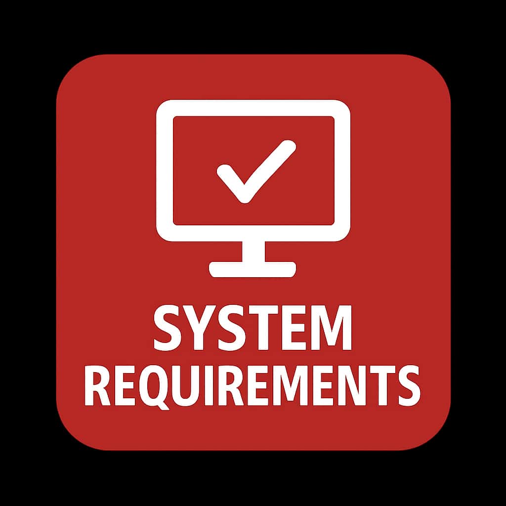 Badge for Slot To Win system requirements guide.