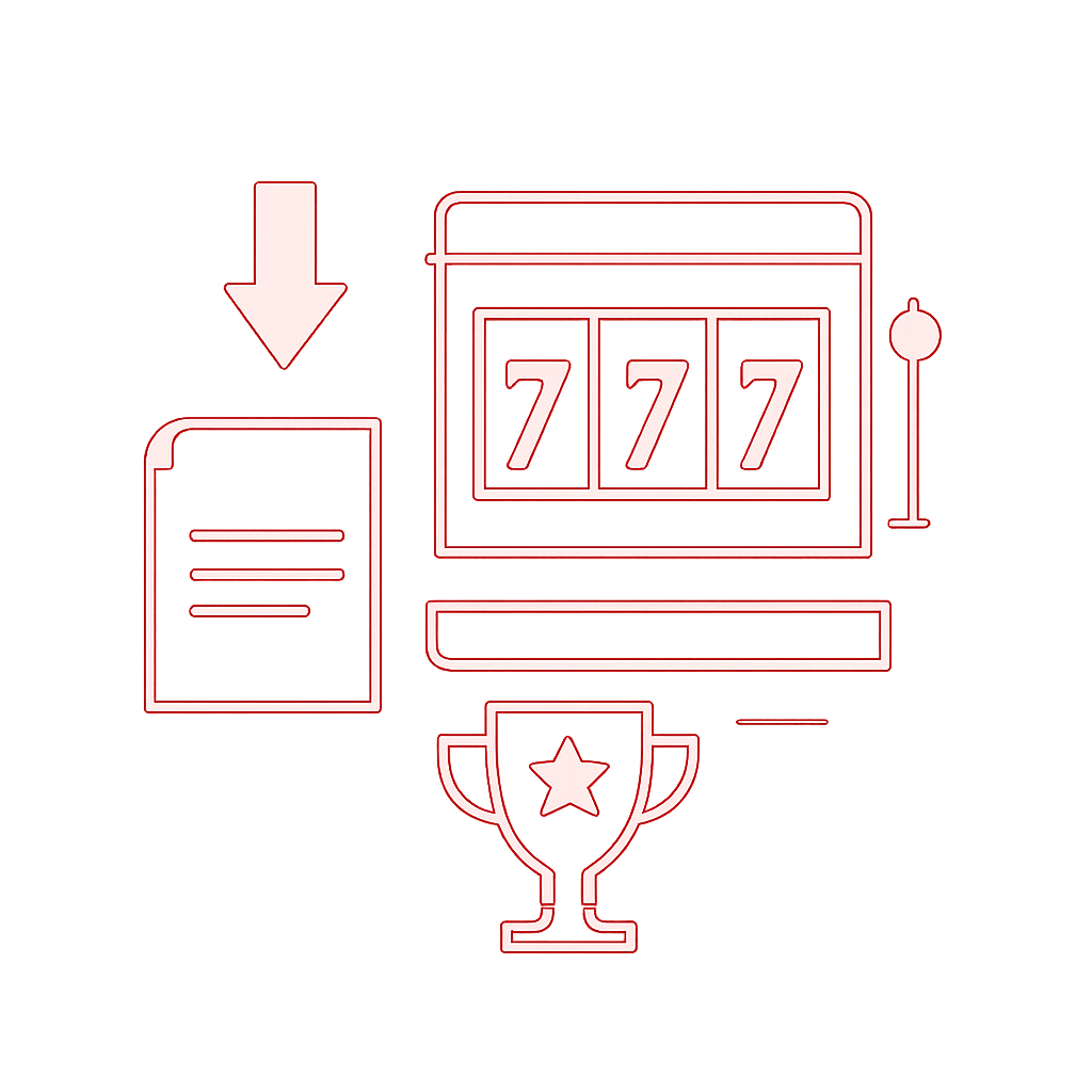 Illustration detailing the update process for Slot To Win.