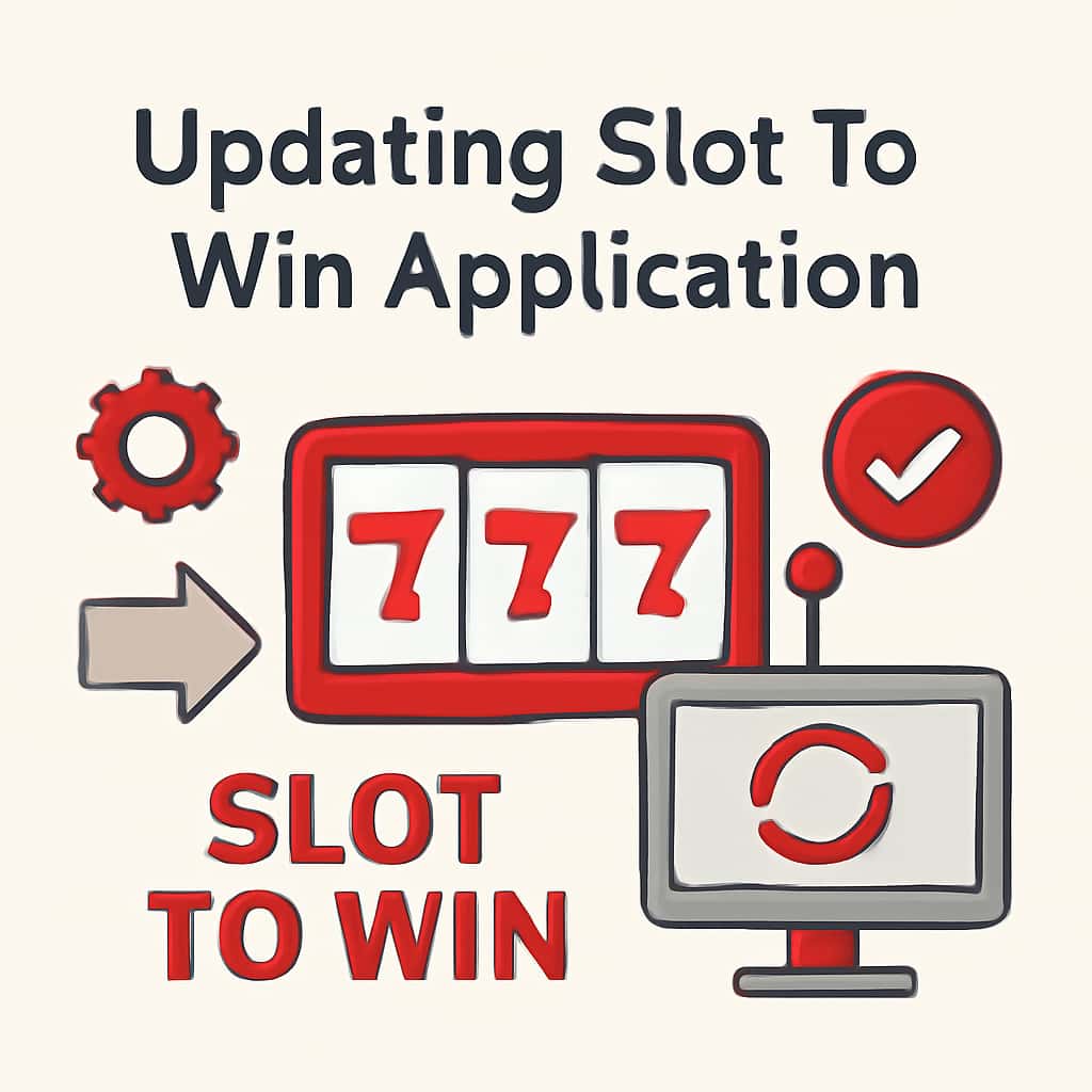 Illustration detailing the update process for Slot To Win.